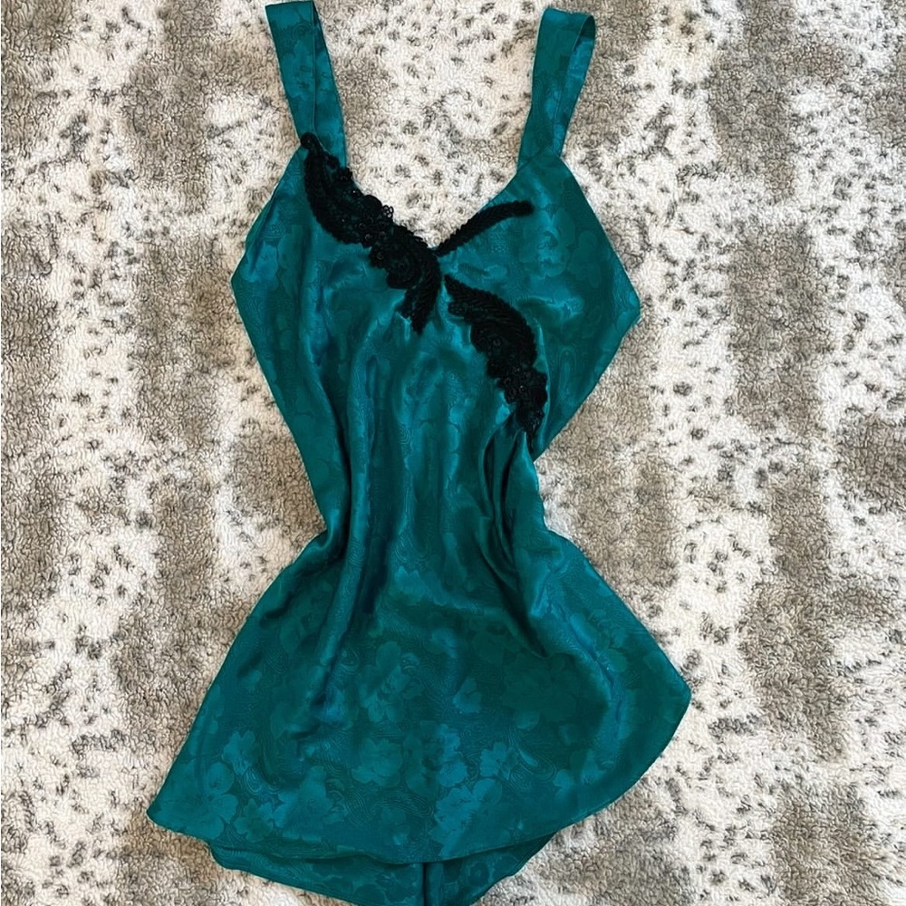 Vintage VS Victorias Secret gold tag slip dress